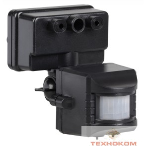 Iek LDD13-019-1100-002 Датчик движения ДД 019 черный, макс. нагрузка 1100Вт, угол обзора 120град., дальность 12м, IP44, ИЭК