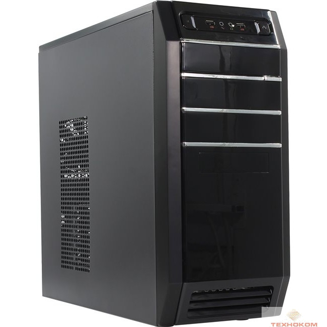 PowerCool (8820BK) (500W) Корпус PowerCool