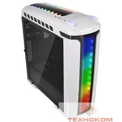 Case Tt Versa C22 RGB белый/черный без БП ATX 5x120mm 1x140mm 2xUSB2.0 2xUSB3.0 audio bot [CA-1G9-00M6WN-00]