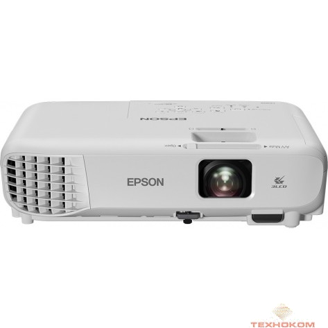 Epson EB-S05 [V11H838040] {LCD, разрешение: 800x600, яркость: 3200 лм, контрастность: 15000:1, вес: 2.4 кг}