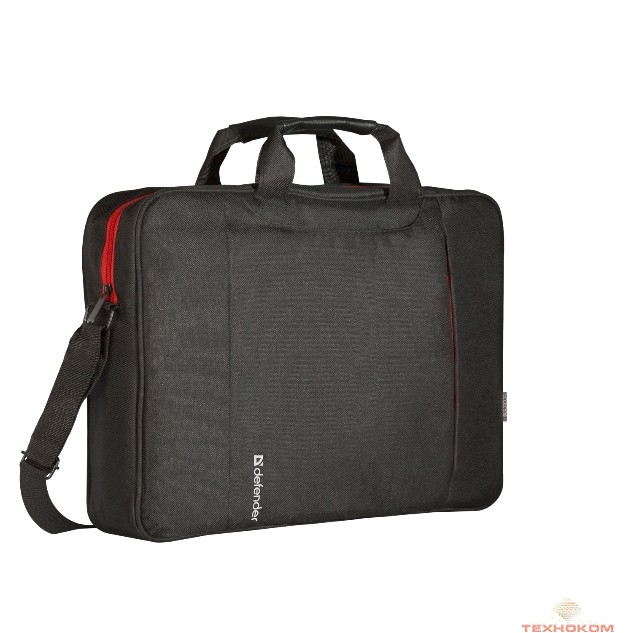 Сумка для ноутбука Defender Geek 15.6" черный, карман (26084)