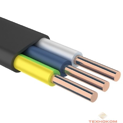 Кабель ВВГ-Пнг(А)-LS 3х1,5 ок (N, PE) ГОСТ (бухта 100 м)