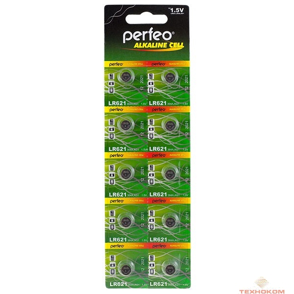 Perfeo LR621/10BL Alkaline Cell 364A AG1