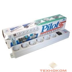 ZIS Сетевой фильтр Pilot - S {5 евро, 1 росс.} 3 м