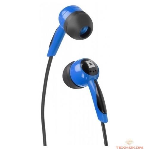 Defender Basic 604 черный + голубой