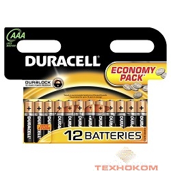 DURACELL LR03-12BL BASIC AAA (12 шт. в уп-ке)