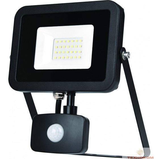 ЭРА Б0029431 Прожектор светодиодный LPR-30-2700К-М-SEN SMD Eco Slim {30W, 2700К, с датчиком движения}