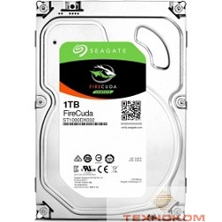 1TB Seagate Firecuda (ST1000DX002) {SATA 6.0Gb/s, 7200 rpm, 64mb, гибридный HDD/SSD, 3.5'}