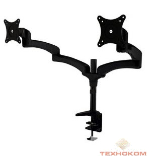 Cactus CS-VM-FE124D-BK черный Кронштейн для мониторов 15"-27" макс.8кг настольный поворот и наклон