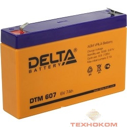 Delta DTM 607 (7 А\ч, 6В) свинцово- кислотный аккумулятор