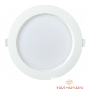 Iek LDVO0-1703-18-4000-K01 Светильник LED ДВО 1703 белый круг 18Вт 4000K IP40 {пластик. корпус, диам 192 мм}