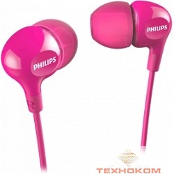PHILIPS SHE3550PK, вкладыши,  розовый, проводные