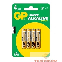 GP 24A(CR4)-UE4 AAA (SUPER)  (4 шт. в уп-ке)