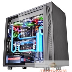 Case Tt Suppressor F31 TG [CA-1E3-00M1WN-03] ATX/ win/ black/ USB 3.0/ no PSU