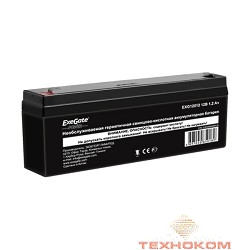 Exegate EP249948RUS Аккумуляторная батарея  Exegate Power EXG12012, 12В 1.2Ач, клеммы F1