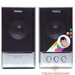Dialog AD-06 cherry {2.0, 2*12W RMS, активные, встр. б/п}