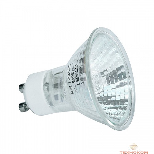СТАРТ (4607175850780) Галогенная лампа. Теплый свет. Цоколь GU10. GU10 MR16 220V35W 10/200