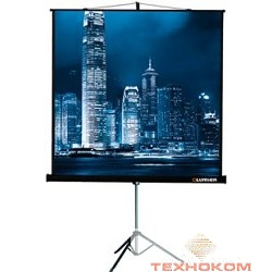 Lumien Master View LMV-100101 Экран на треноге 127x127 настенно-потолочный рулонный черный