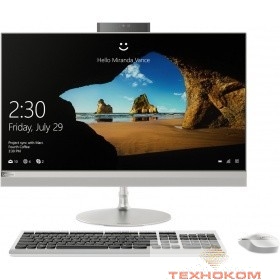 Lenovo IdeaCentre 520-22IKU [F0D5000KRK] silver 21.5" {FHD Pen 4415U/4Gb/1Tb/DVDRW/DOS/k+m}