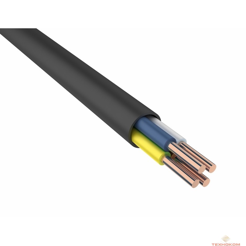 ККЗ Кабель ВВГнг(А) 4х2,5 ок (N, PE) ГОСТ (бухта 100 м)