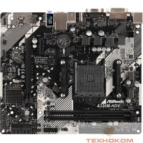 ASRock A320M-HDV R4.0 {SAM4, AMD A320, 2xDDR4, PCI-Ex16, D-SUB, DVI, HDMI, SATAIII+RAID, M.2, GB Lan, USB3.0, mATX}