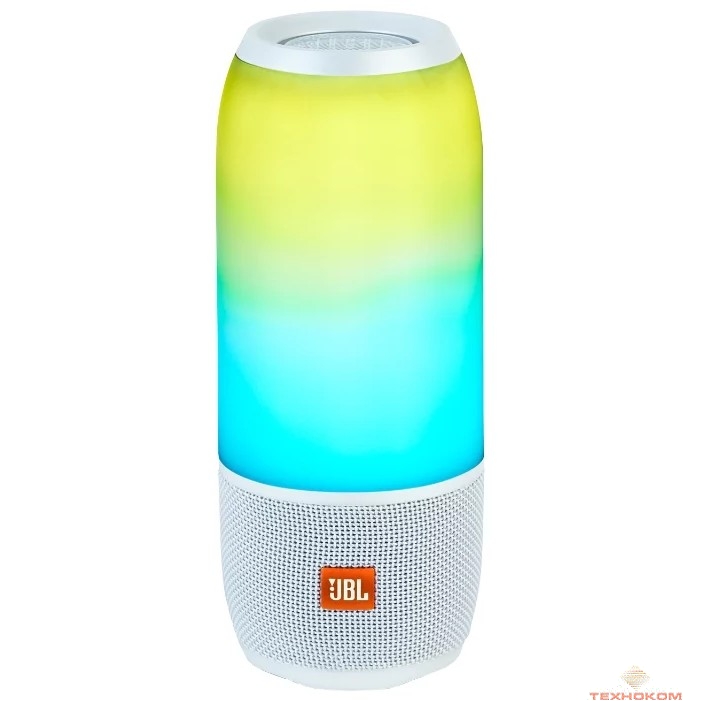 JBL Pulse 3 белый 20W 2.0 BT/3.5Jack 10м 6000mAh (JBLPULSE3WHTEU)