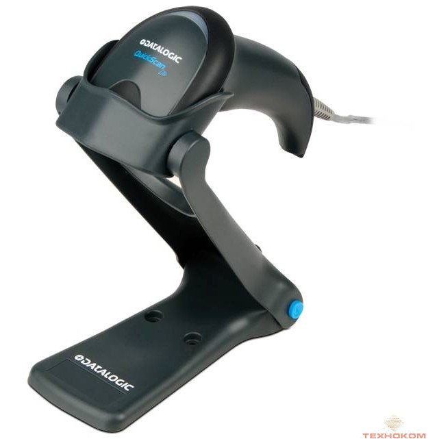 Datalogic QuickScan QW2420 [QW2420-BKK1S] черный {Сканер штрихкодов ручной, USB 2D имидж  кабель USB, подставка}