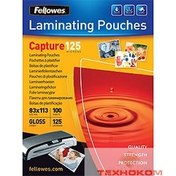 Fellowes Пленки для ламинирования FS-53071 (83х113 мм, 125 мкм, 100 шт.)