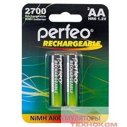 Perfeo AA2700mAh/2BL  (2шт. в уп-ке)