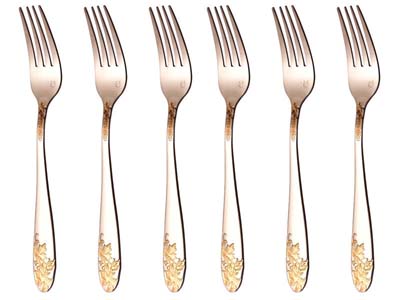 Набор праздничных вилок 6 штук в наборе
