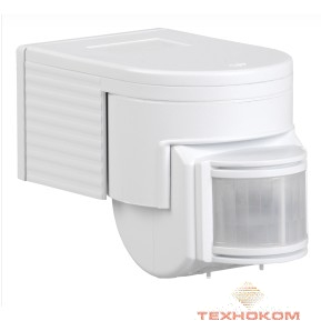 Iek LDD10-012-1100-001 Датчик движения ДД 012 белый, макс. нагрузка 1100Вт, угол обзора 180град., дальность 12м, IP44, ИЭК