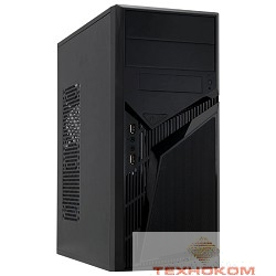 PowerCool S1007BK 450W {Тип: Midi-Tower, цвет: черный, форм-фактор: ATX, mATX, блок питания: 450 Вт, вентилятор: 120 мм, размеры: 175 x 407 x 362 мм, дополнительно: USB x2, наушники, микрофон}