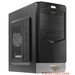 CROWN Корпус MiniTower CMC-401 black mATX  (CM-PS450office)