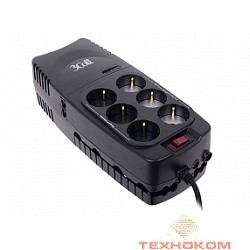 3Cott Стабилизатор напряжения 2000VA-AVR 3*AVR + 3*Surge Protector, RJ-11/RJ-45 {0282278}