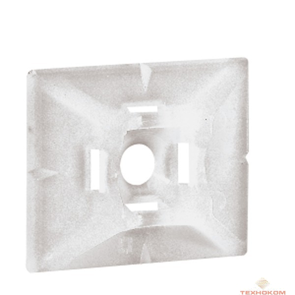 Legrand 032065  Самоклеющаяся площадка Colring - для хомутов шириной 4,6 мм - бесцветная ( 100 шт в уп)