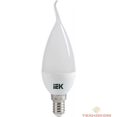 Iek LLE-CB35-5-230-40-E14 Лампа светодиодная ECO CB35 свеча на ветру 5Вт 230В 4000К E14 IEK
