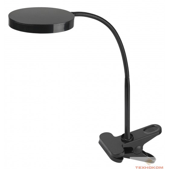ЭРА Б0004477 Настольный светодиодный светильник NLED-435-4W-BK черный {на прищепке, цвет. температура 3000К}
