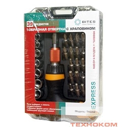 5bites TK042 Отвертка с набором насадок/головок EXPRESS , 39 предметов