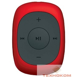 367230 Плеер Flash Digma C2L 4Gb красный/FM/clip