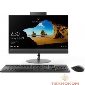 Lenovo IdeaCentre 520-24IKU [F0D2001HRK] black 23.8" {FHD Pen 4415U/4Gb/1Tb/DVDRW/DOS/k+m}