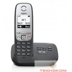 Gigaset A415A(M)  < Black > (трубка с ЖК диспл., База, Заряд. устр-во) стандарт-DECT, автоответчик