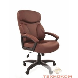 Офисное кресло Chairman    435 LT   Россия     экопремиум коричневая (7007493/7020705)