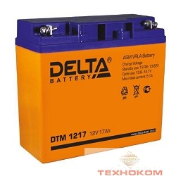 Delta DTM 1217  (17 А\ч, 12В) свинцово- кислотный аккумулятор