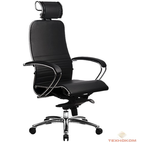 Кресло "Samurai K-2.02" с 3D подголовником   Черный