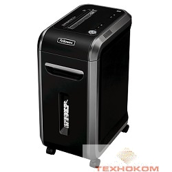 Fellowes Шредер Powershred 90S FS-4690101 {5.8 мм, 18 лст., 34 лтр., уничтожает: скобы, карты, скрепки, CD}