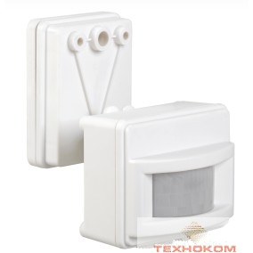 Iek LDD13-017-1100-001 Датчик движения ДД 017 белый, макс. нагрузка 1100Вт, угол обзора 120град., дальность 12м, IP44, ИЭК