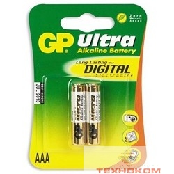 GP 24AU-CR2 Ultra AAA,  (2 шт. в уп-ке)