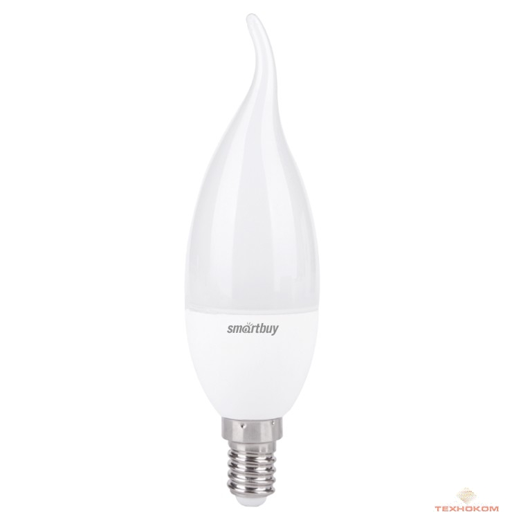 Smartbuy SBL-C37Can-8_5-30K-E14 Светодиодная (LED) Свеча на ветру матовая Лампа Smartbuy-C37-8,5W/3000/E14
