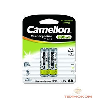 Camelion   AA- 800mAh Ni-Cd BL-2 (NC-AA800BP2, аккумулятор,1.2В)