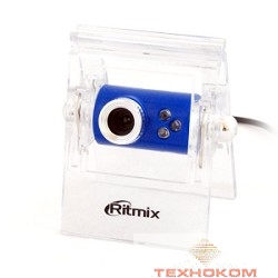 Вебкамера RITMIX RVC-005M {USB, 0.3 Мп, микрофон}